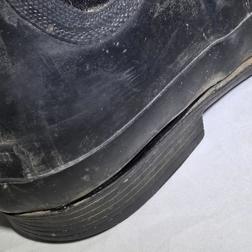 L.L.Bean Wellies Rain Boots‎ Medium Ankle Pull On Black Chelsea Spring Women's 9